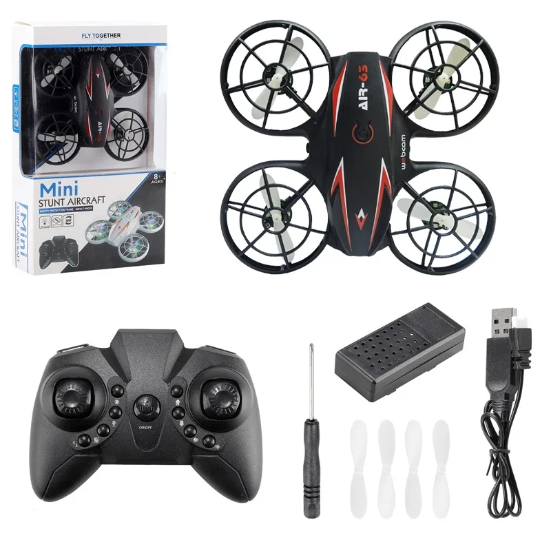 Mini RC Drone Airplane Helicopter UFO Infraed Remote Control Light Aircraft Electronic Model Quadcopter Drone Kids Toys Gift