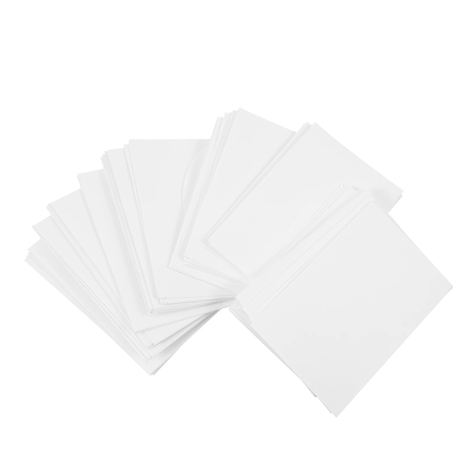 

100Pcs Paper File Envelope Thickened Blank Card Pocket Document Storage Bag Office File Storage String Paper Pocket
