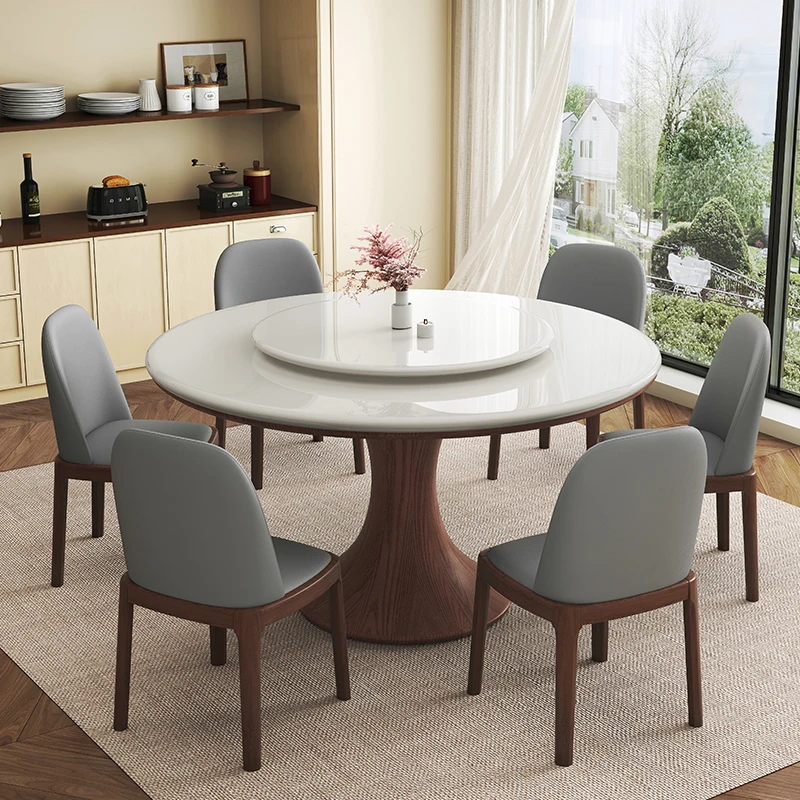 

Round Chairs Dining Table Hallway Mahjong Living Room Gaming Dining Table Modern Writing Mesas De Comedor Kitchen Furniture