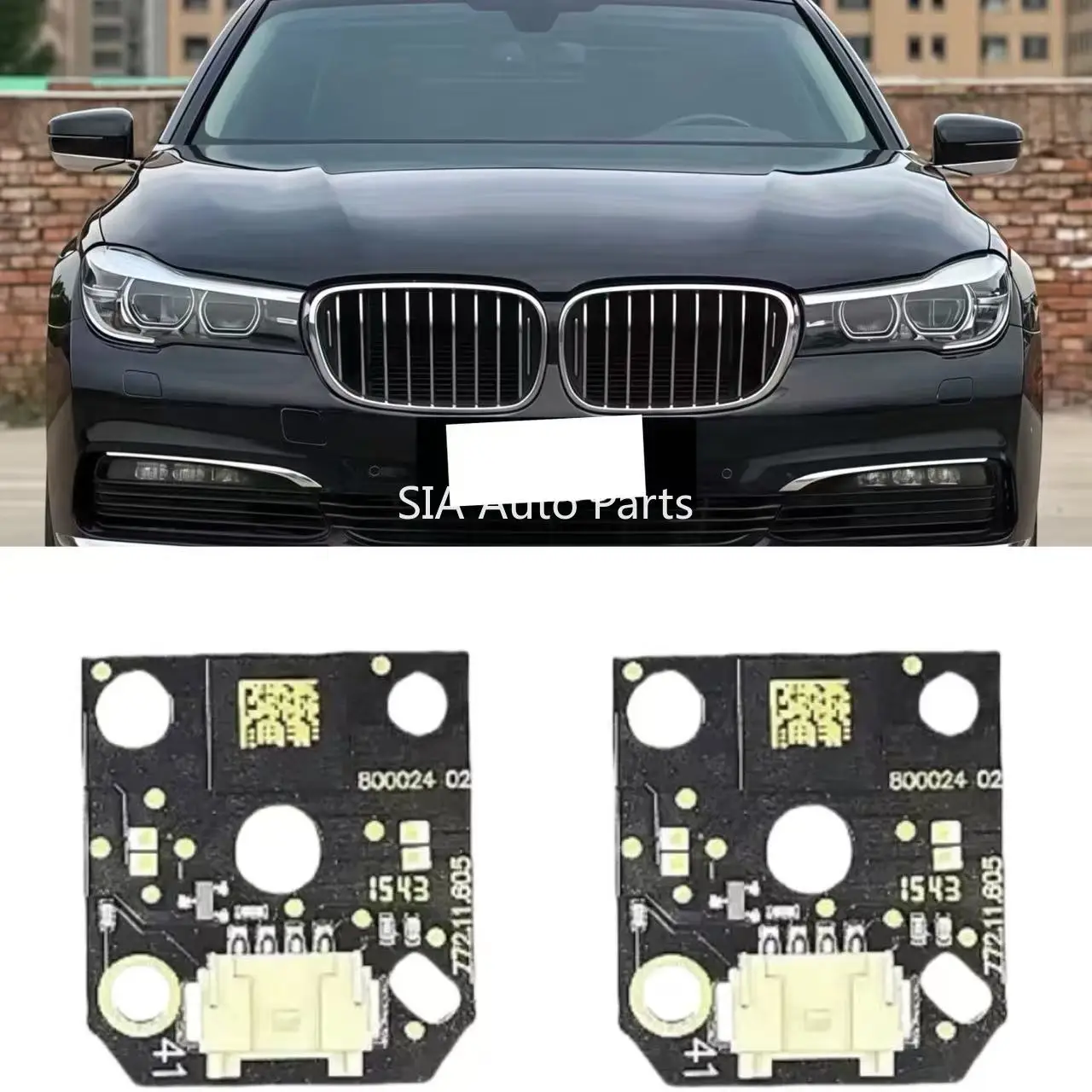 

For BMW 7 Series G12 Low Version 2016 2017 2018 Car Headlights DRL Ballast Chip Circuit Boards Daytime Running Lightsource White