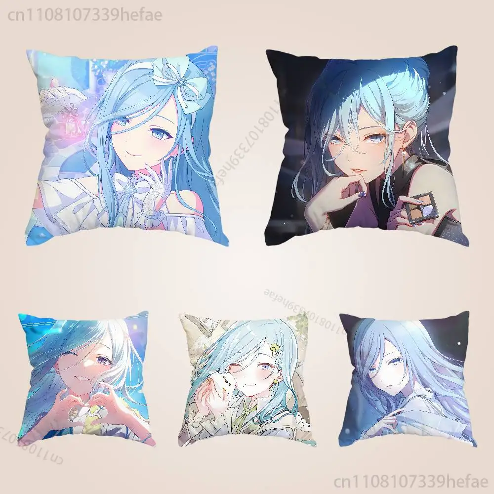 

H-Hinomori S-Shizuku Throw Pillow Case For Decoration 30cm 50cm 55cm Square Home Pillowcase Case