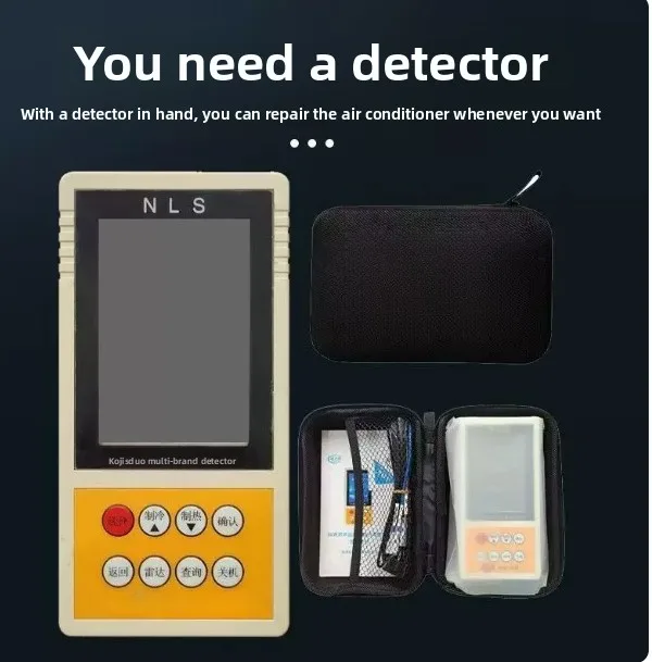 Multi-Brand Inverter AC Detector Tool Indoor Outdoor Universal Fault Diagnosis Tester for HVAC Repair