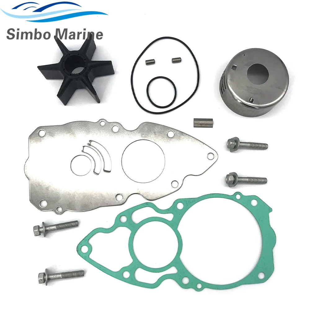 

6AW-W0078 Water Pump Impeller Repair Kit For Yamaha 4 Stroke 300 350 HP Outboard 6AW-W0078-00 Sierra 18-3477