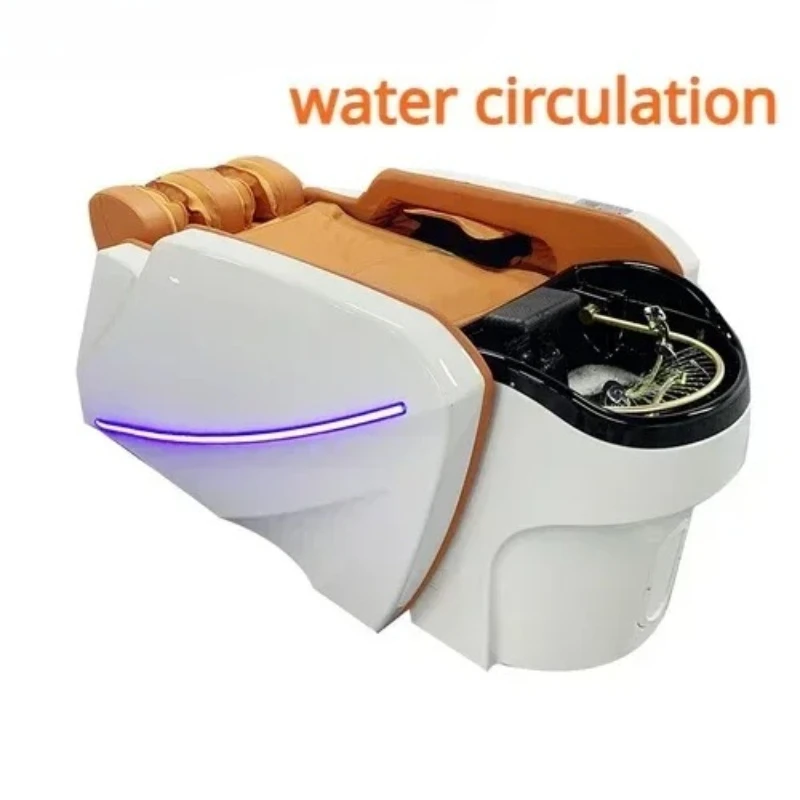 

Автоматическая интеллектуальная электрическая массажная кровать для мытья головы, специализированная для салонов красоты, с циркуляцией воды, для ухода за волосами