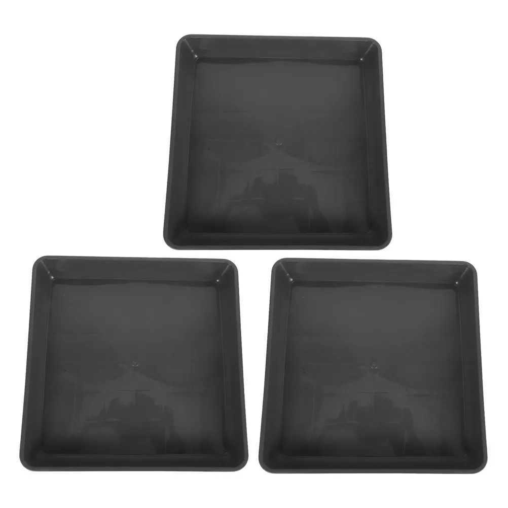 

Набор из 3 поддонов для цветочных горшков, 40 см, большие, усиленные, из утолщенного пластика, для комнатных и уличных растений, поддон для сбора воды