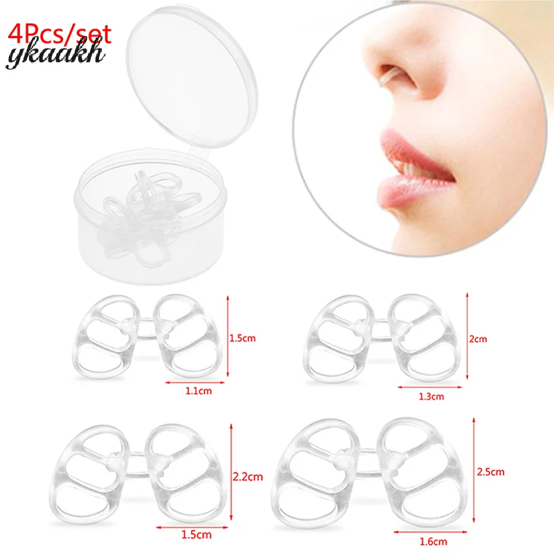 

4Pcs/box Anti Snoring Nasal Dilators Solution Anti Snore Nose Clip Congestion