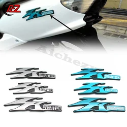 ACZ  For Yamaha JOG ZR EVOLUTION Scooter Body Fairing Chrome Motorcycle 3D Stereo Stickers Decals