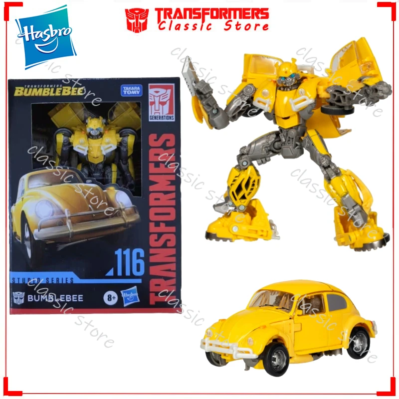 

In Stock Classic Transformers Toys Studio Series Deluxe Class SS-116 Bumblebee Cybertron Autobots Action Figures Collectible