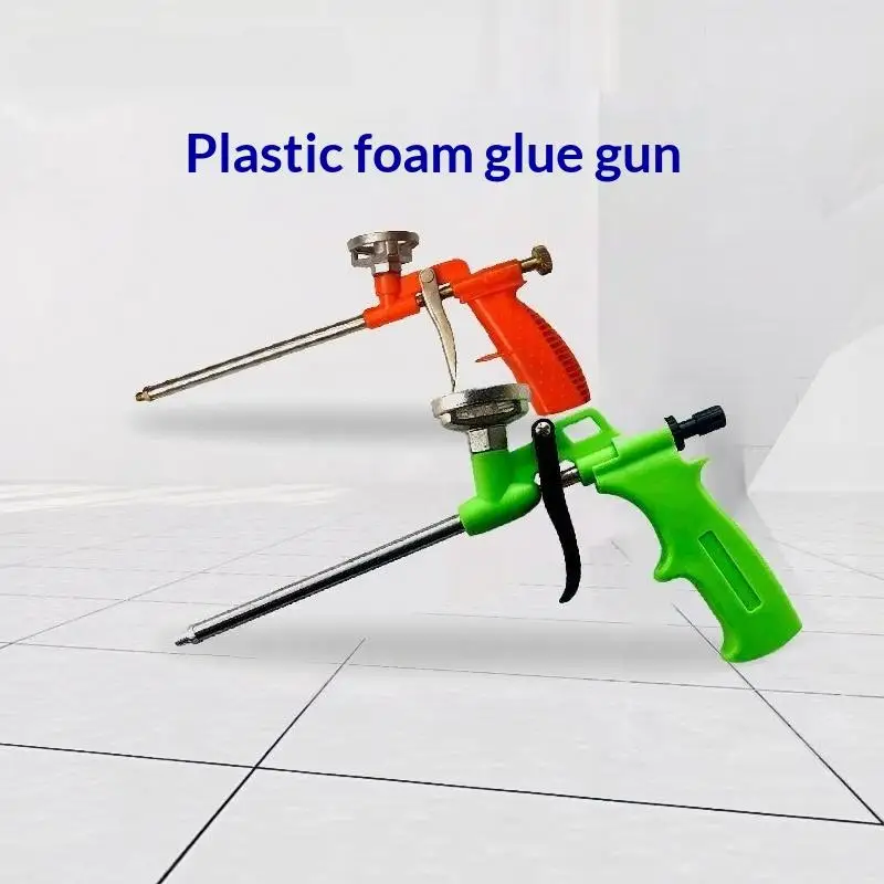 Polyurethane Foam Dispensing Tool Plastic Handle High Air Tightness Heavy Duty For Construction Door Window Sealing Filling Wor