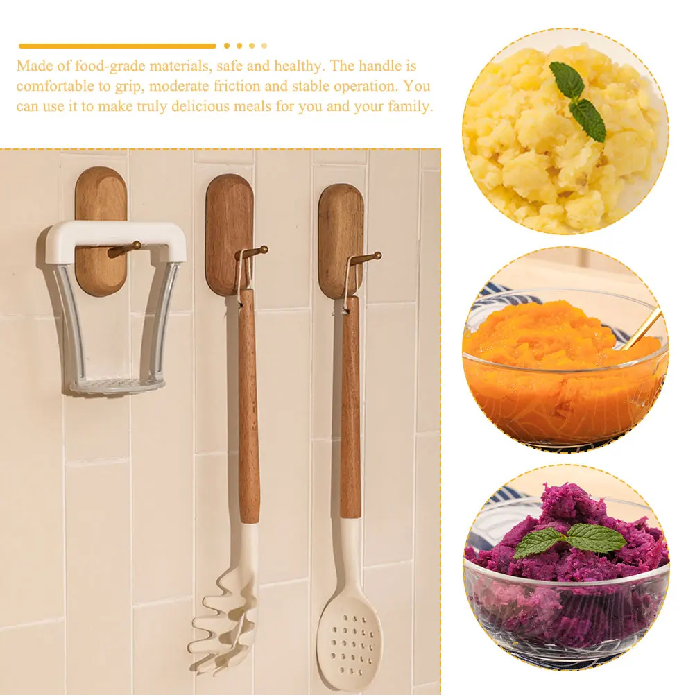 

Premium Food-Grade PP Manual Potato Masher Reusable Kitchen Gadget Easy Grip Comfortable Hold Chopping Boiled Potatoes Carrots