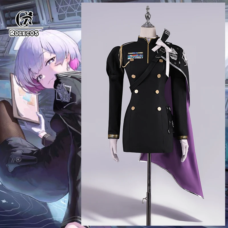 

ROLECOS NIKKE Goddess of Victory Liliweiss Cosplay Costume Major Liliweiss Women Cosplay Uniform Halloween Carnival Suit