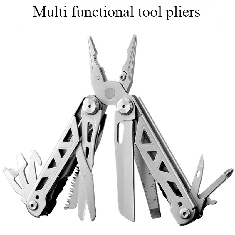 

Outdoor Folding Tool Pliers Camping Portable Stainless Steel Tool Pliers Electrician Professional Hand Tools Multifunctional