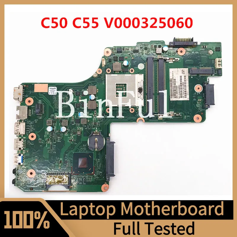 

V000325060 Mainboard For Toshiba Satellite C50 C55 C55T C55T-A Laptop Motherboard 6050A2566201-MB-A02 100% Tested Working Well