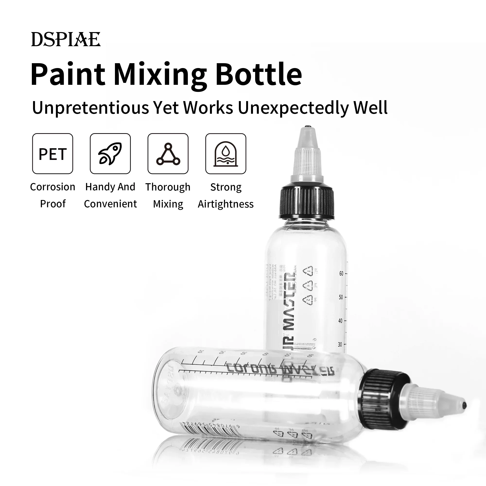 

【DSPIAE MS-B75ml Paint Bottles】Military Model Making Tool for Gundam Hobby – DIY Retrofit & Assembly Supplies 1PC/2PPCS