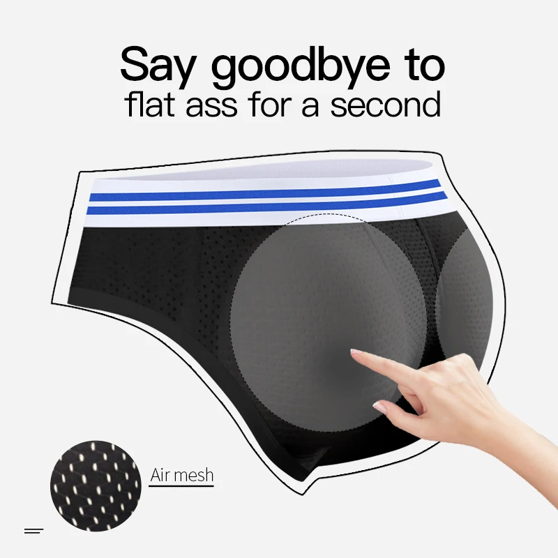 SexyMenFashion Breathable Quick-drying Cross-borderระเบิดModalตาข่ายแนวโน้มไม่มีรอยต่อกีฬากางเกงBreathable Padสะโพกเซ็กซี่ที่ไม่ซ้ํากันชุดชั้นในCoupleSurprise