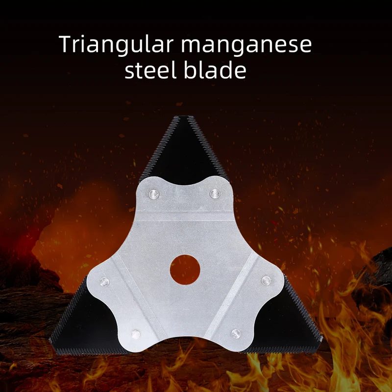 Косилка MICROGUO с треугольным лезвием M1 Дюймовая режущая головка для кошения газонов, болтов и толстых ветвей. Садовый инструмент.