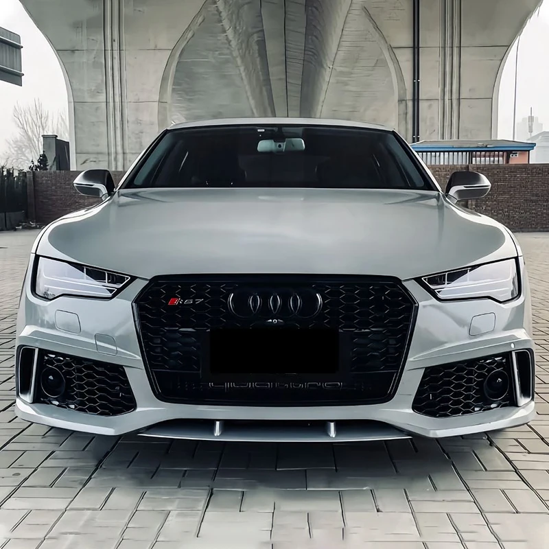 suitable for 2012-18 AUDI A7 4G8 Body Kit Upgrade to RS7 External Front and Rear Bumper Grilles Upgrade From Old to New