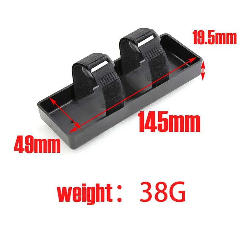 

A87I-3X RC Battery Tray Case Battery Box Bracket For Axial SCX10 Traxxas TRX4 RC4WD D90 1/8 1/10 RC Car Spare Parts,Black