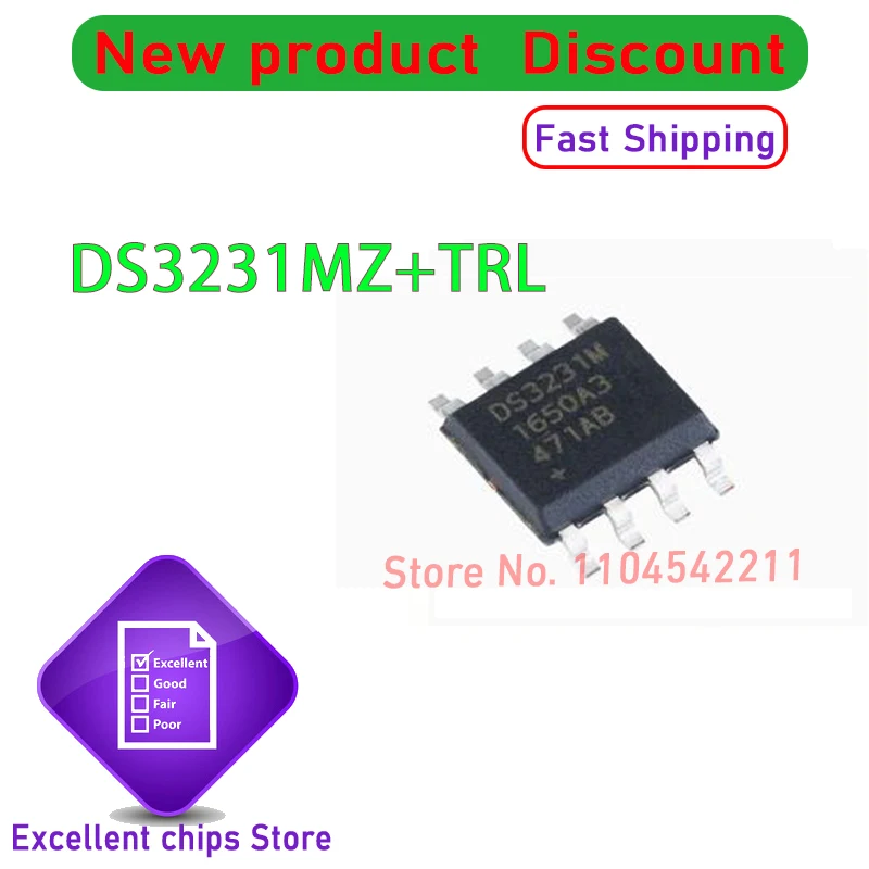 DS3231MZ+TRL DS3231MZ DS3231 SOP  1PCS~100PCS/LOT