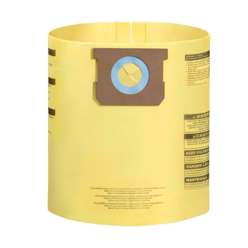 For Shop Vac Vacuum Cleaner Dust Bag Collection Filter Paper Replacement Parts For 5 8 10 14 15 22 Gallon Capacity Models