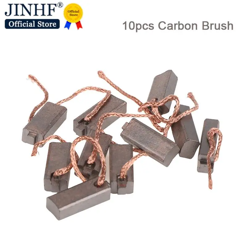 10pcs 5*7*19mm Electric Generator Carbon Brushes Car Alternator Power Tools Car Regulator Low Copper