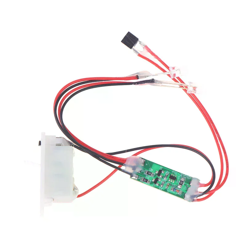 Strobe Flashing Module Red Blue 2-color LED Light Fast Flashing Warning Light Flashing Module For RC Car Model Spare Parts 3-12V