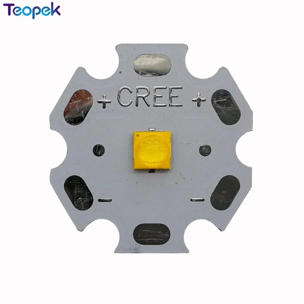 10szt XP-G3 XPG3 S3 Cool Warm White 6W High Power LED Emitter Diode 777lm z 20mm 16mm 14mm 12mm 8mm PCB