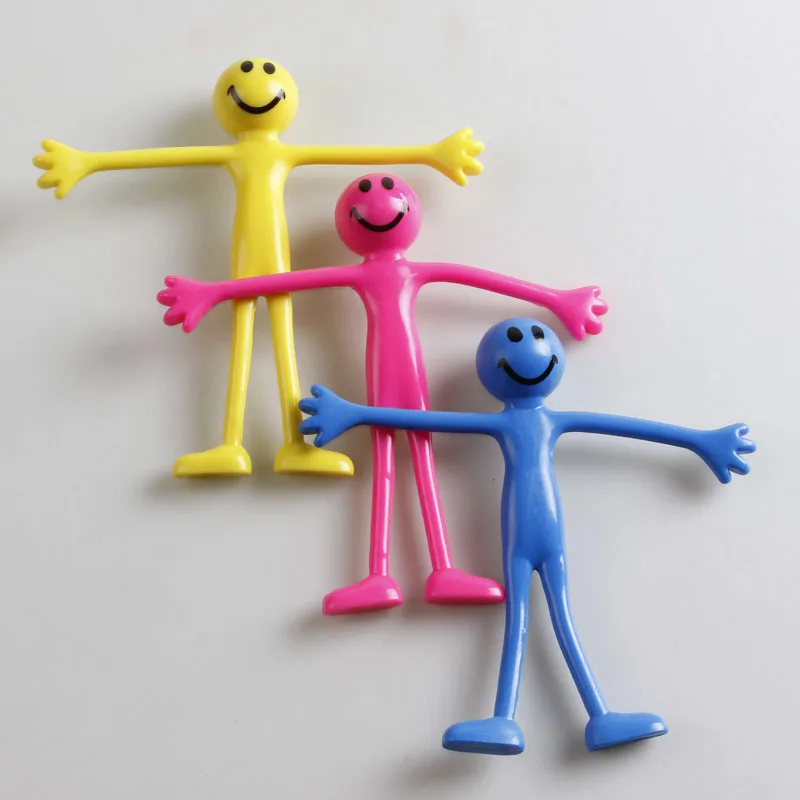 2Pcs 참신 선물 재미 있은 표현 Bendy Men 파티 호의 어린이 장난감 멋진 가제트 Juguetes Nnovedosos Para Niños