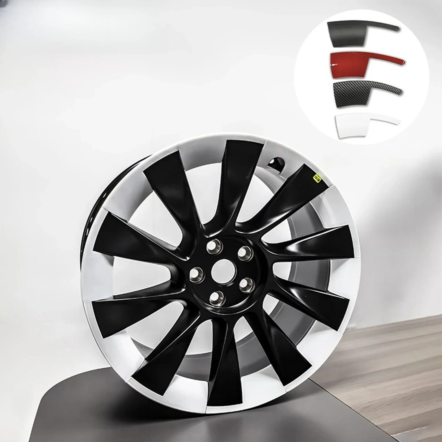 

For Tesla Model Y 2020-2024 20-inch Wheel Hub Cover Full Wrap Segmented Model Y 20 Inch Hubcap ABS Anti-scratch Protection Cover