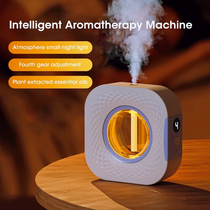 4-Speed Adjustable Digital Display Aromatherapy Diffuser Lavender Shangri-La Hilton Scent Deodorant for Bedroom Office Kitchen