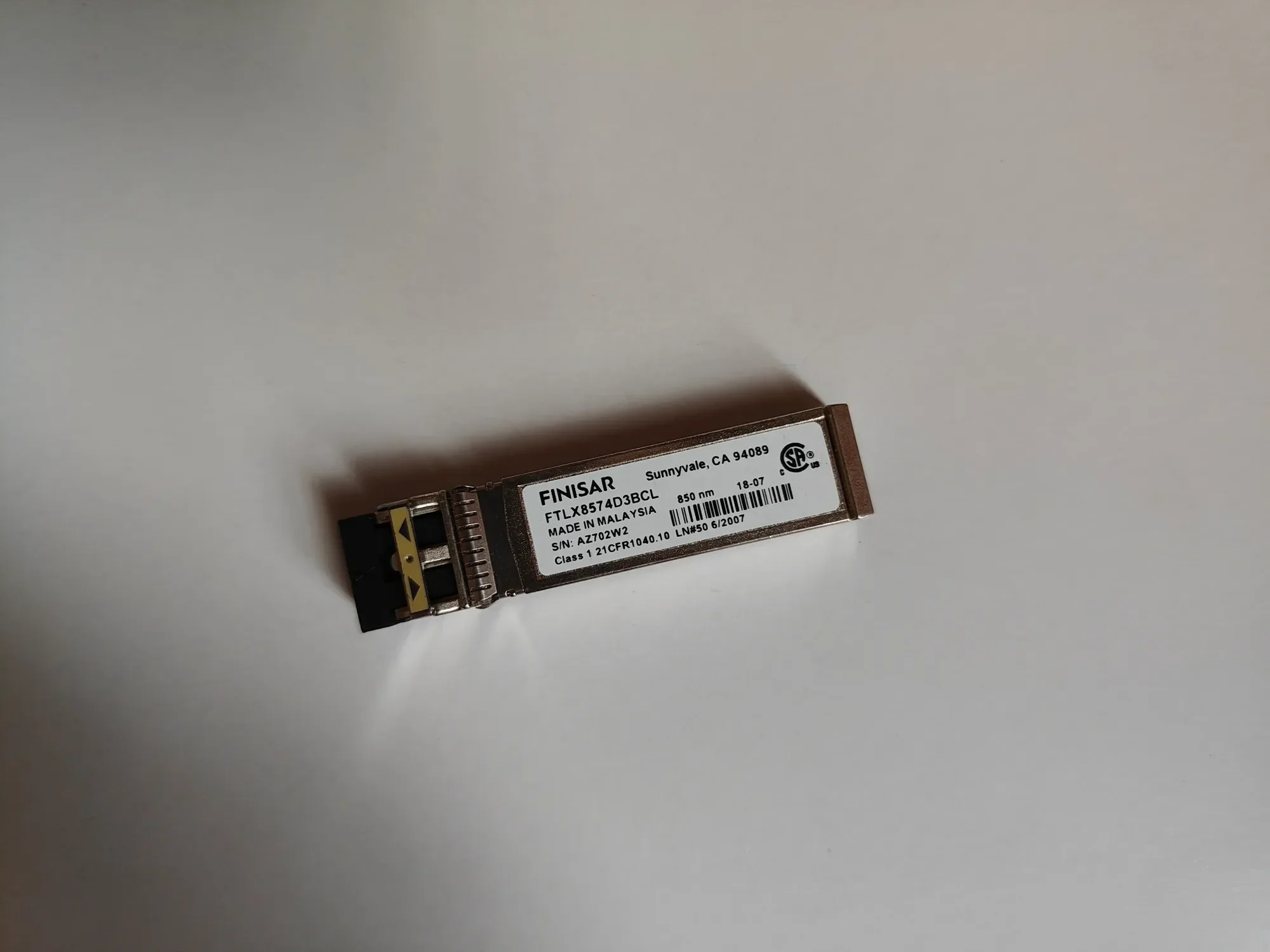 Original New FINISAR SFP 10G FTLX8574D3BCL 10G SR 850NM 400M LC SFP+/SFP+ 10GB Network Adapter General Purpose Module