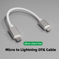 Ear Amplifier Decoder Cable Lighting to Micro USB Cable Android DAC Decoder Cable Above Systems IOS11 for iRig HD to AmpliTube