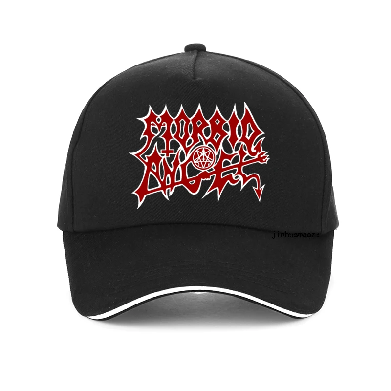 

Fashion MORBID ANGEL Metal Gothic Rock Band Men's Cool baseball Cap Custom Print Casual Solid Sunhat Adjustable Snapback hats