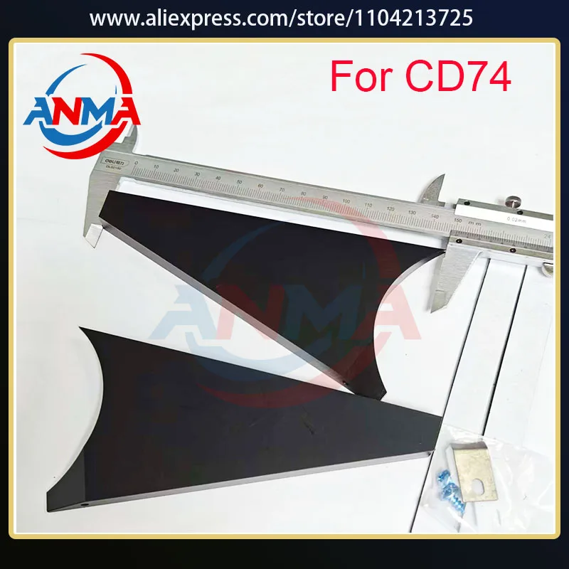 2Set CD74 Ink Fountain Divider Duct End Blocks L2.008.113 L2.008.114 For Heidelberg CD74 Offset Printing Machine Parts