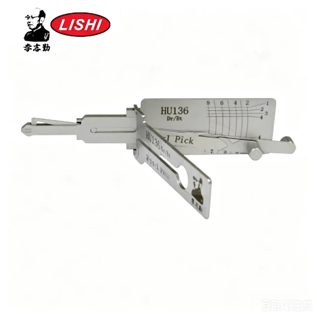 Lishi HU136-AG 2-in-1 Pick & Decoder for Renault Lishi Tool