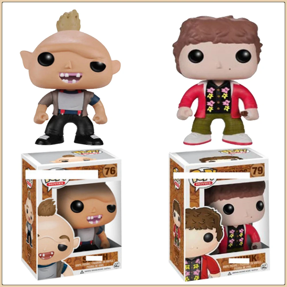 

FUNKO POP The Goonies Mouth Chunk Mikey Thrilling Adventure Movies Character Action Toy Figures Model Ornament Kid Holiday Gift