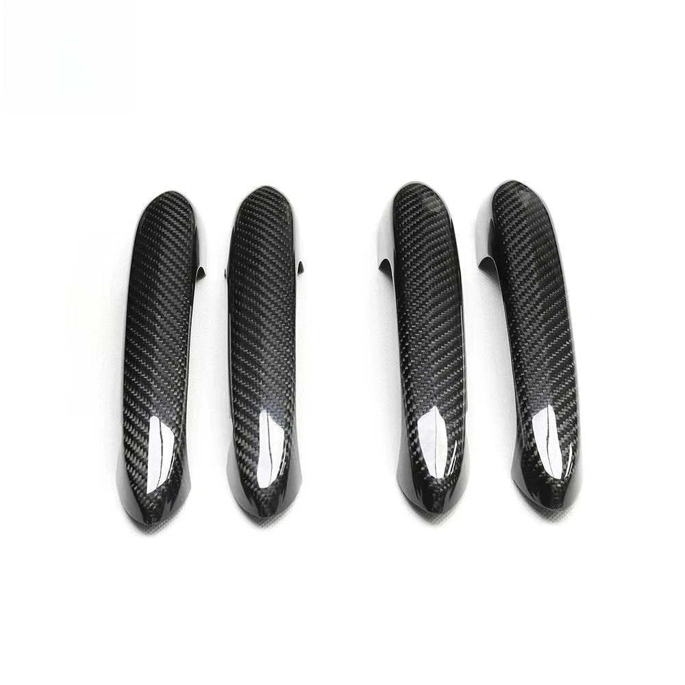 For BMW G80 G82 G20 G22 G30 G15 F40 F95 F90 Dry Carbon Fiber Door Handle Cover 4 Pcs/set External Door Protector Trim