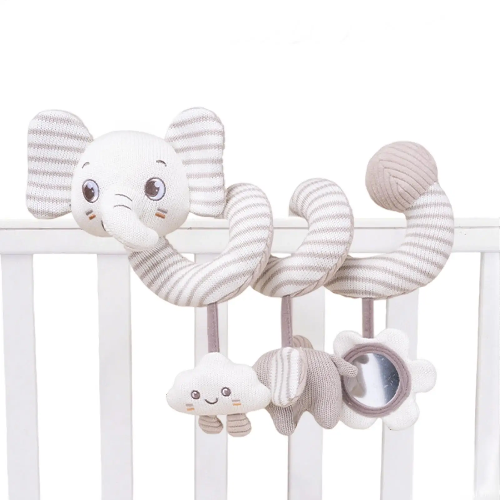 

Car Seat Toys For Babies Spiral Plush Toys Animal Learning Activities For Girls Boys Crib Cot Travel Park Vacation Outdoor