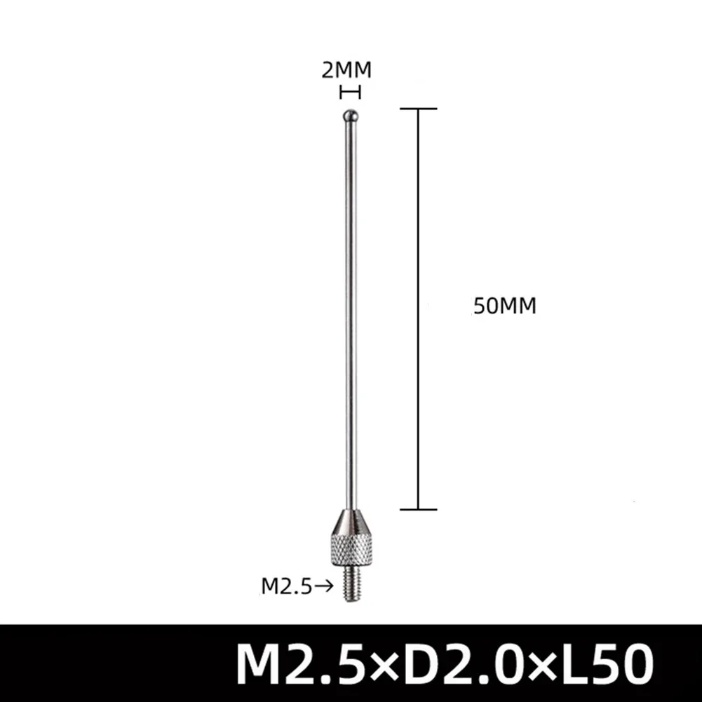 1Pc Cmm Contact Sonde Voor Meting 2Mm Cnc Machinale Stylus Meet M2.5 Wolfraam Stalen Tips Sonde Accessoires