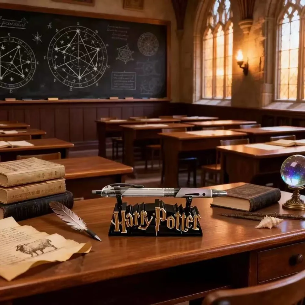 New Harry Potter magic pen and wand display stand, desktop decoration collection stand, home office table decoration gift. view 2