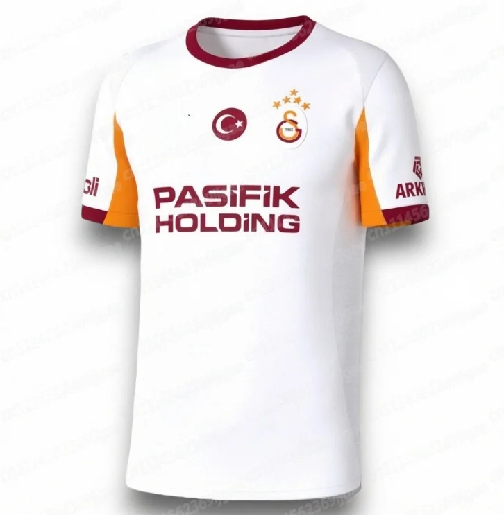 Galatasaray, Türkei 2026 Bestseller Fußballtrikot Sommer-Sport-Oversize-T-Shirt Schnelltrocknend Familienoutfit – Detail 7