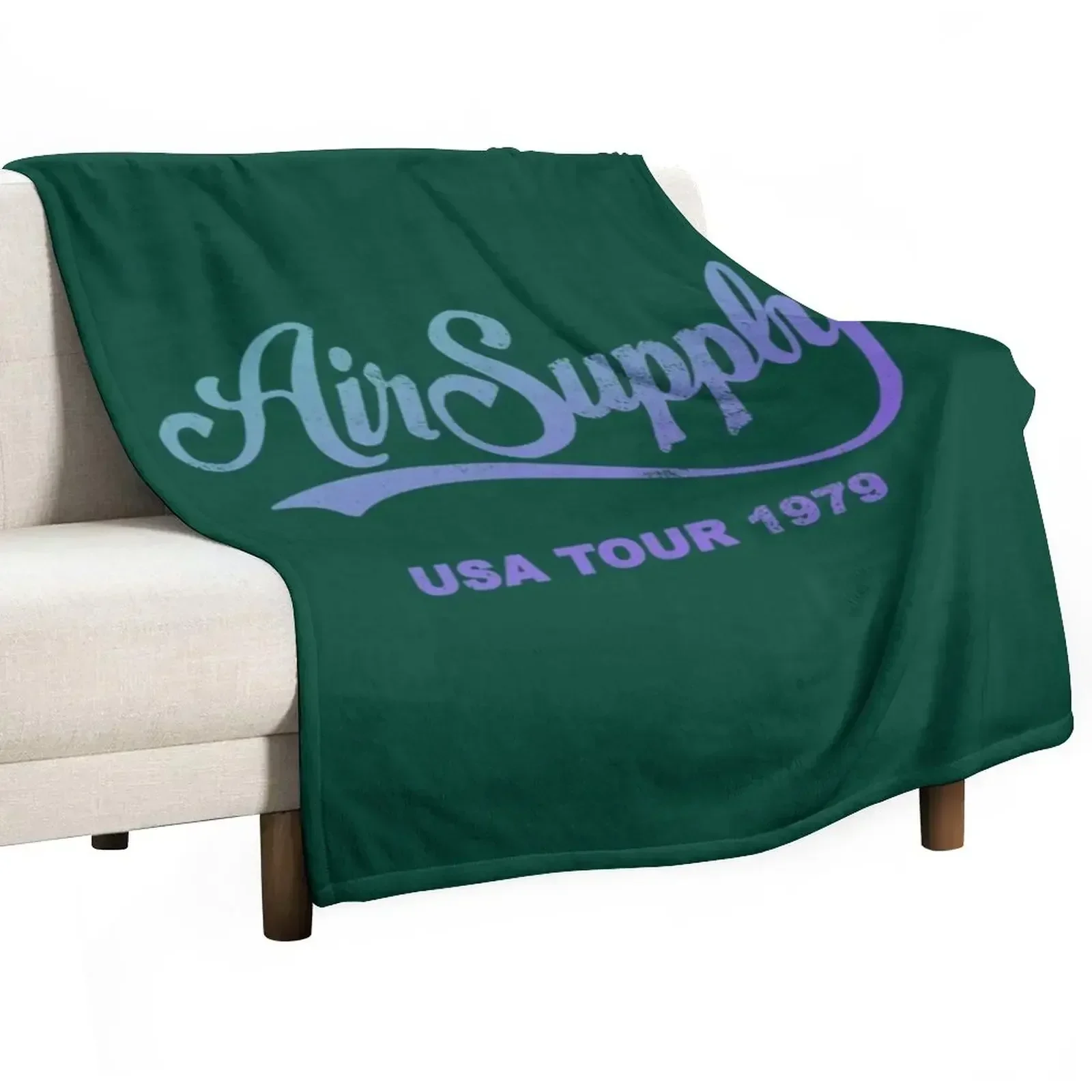 

New Air Supply USA Tour 1979 [Worn Look] Throw Blanket Moving Shaggy for winter Blankets