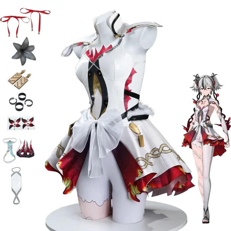 Tsubaki Cosplay Costume Dress Set Two-dimensional Animation Costume Full Set