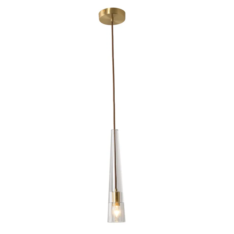 

LED restaurant chandelier Modern simple lamps Light luxury without main lamp One-word strip lamp Nordic bar dining room