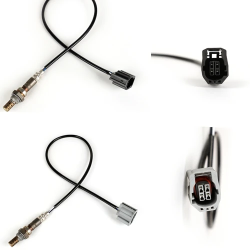 1 Juego de Sensor de oxígeno delantero y trasero Z601-18-861 Z602-18-862 Z601-18-861A Z601-18-861B compatible con Mazda 3 1,6 L Mazda 3 1,6 L
