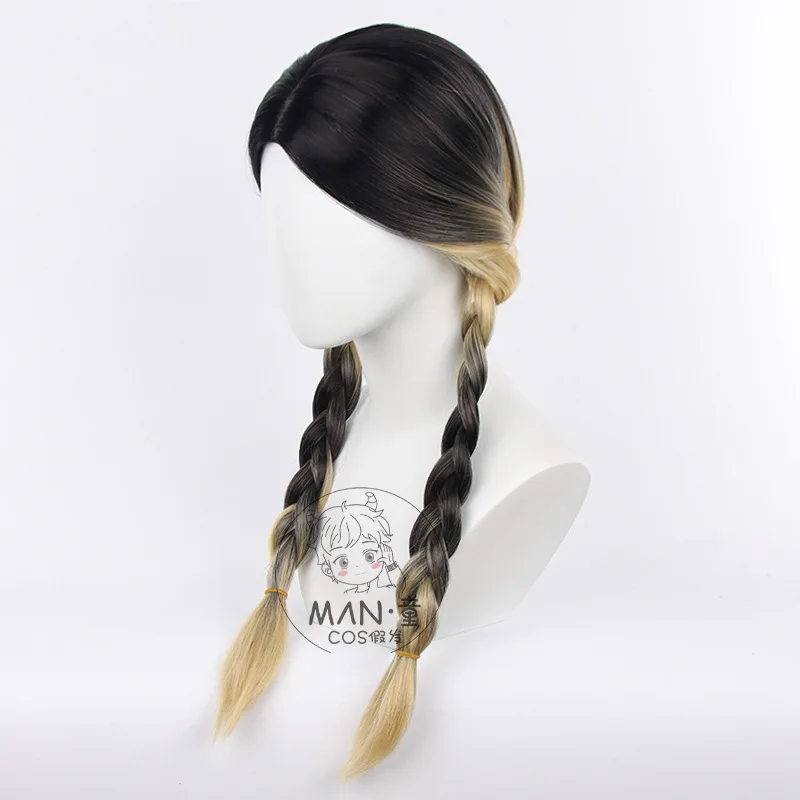 طوكيو المنتقمون جوريو ران شعر مستعار تأثيري مصبوغ مضفر أسلاك التوصيل المصنوعة هدية عيد الهالوين #3