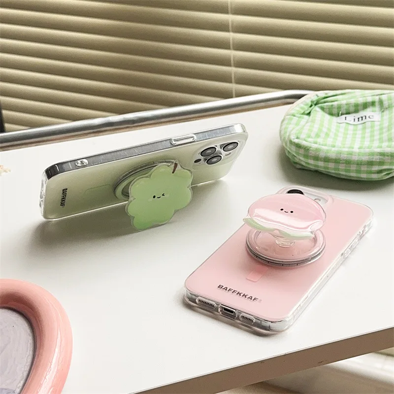 الصيف الفاكهة الأخضر العنب الخوخ دوريان جراب هاتف ل Magsafe آيفون 16 15 14 13 برو ماكس حافظة لطيف الكرتون بلون غطاء ناعم
