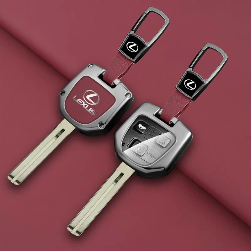 

Leather Car Smart Remote Key Case Cover Protector Shell Holder for Lexus Old Lingzhi rx330 is200 IS400 Keychain Auto Accessories