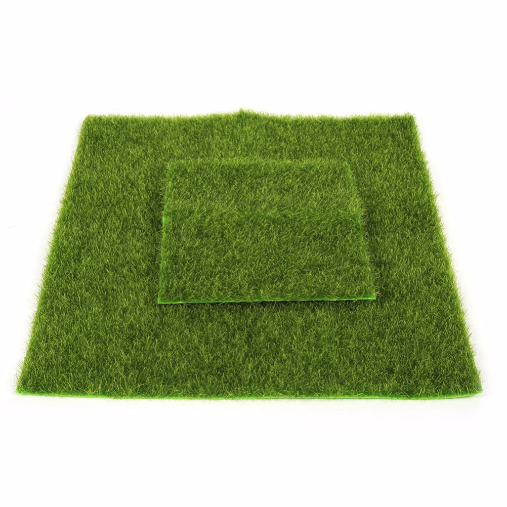 

15X15Cm Fake Grass Home Decor Artificial Moss For Diy Mini Landscape Faux Greenery Indoor Plants Office Wedding Decoration