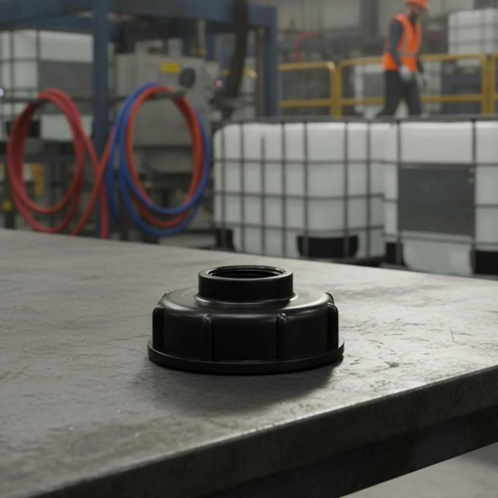 

IBC Container Adapter Easy to Install IBC Tote Adapter Industrial Plumbing Corrosion Resistant for Liquid Transfer